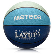 Basketball Meteor Layup 5 blau/grau
