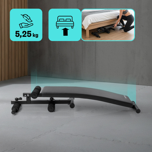 Trainingsbank Meteor, schräg, für Bauchmuskeltraining, bis 150 kg