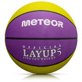 Basketball Meteor Layup 5 gelb/violett