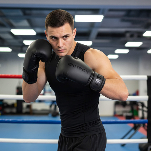 Boxhandschuhe Meteor 10 oz Training, Klettverschluss, PU