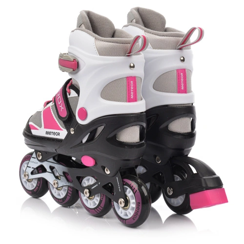 Inlineskates Meteor M 34-37 Rox pink/grau