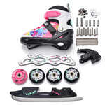 Inlineskates 4-in-1 Meteor L 38-41 Painter