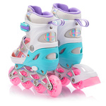 Inlineskates 4-in-1 Meteor für Kinder M 34-37 Lunar