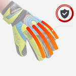 Torwarthandschuhe Meteor Defence 6 gelb