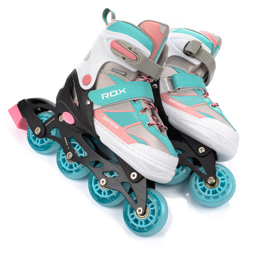 Inlineskates Meteor S 30-33 Rox pink/hellblau