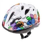 Kinderfahrradhelm Meteor KS07 M 52-56 cm Bunte Blumen