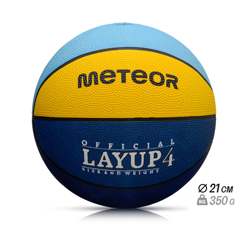 Basketball Meteor Layup 4 blau/gelb/blau