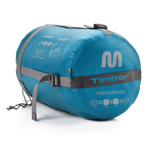 Schlafsack Meteor Timber Baumwolle blau