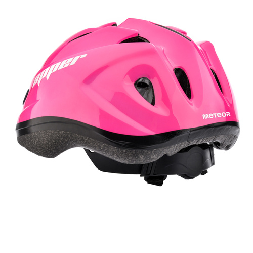 Kinderfahrradhelm Meteor KS07 S 48-52 cm Apper rosa