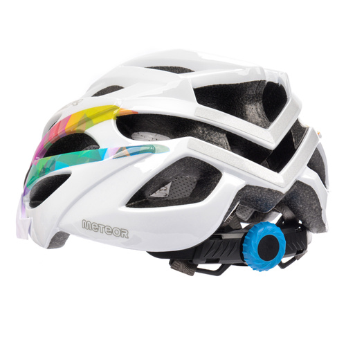 Fahrradhelm Meteor Shimmer L 58-61 cm weiß