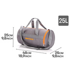 Fitness-Tasche Meteor Siggy 25 l orange/grau