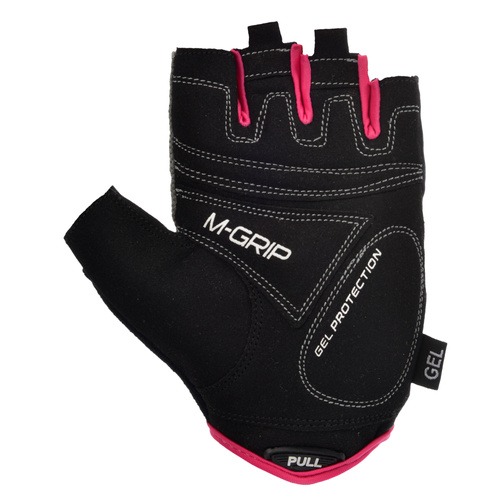Radsporthandschuhe Meteor Gel GX34 XXS grau/rosa