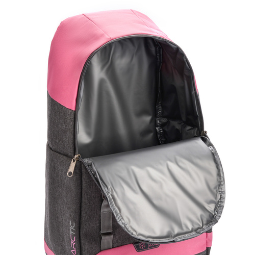 Meteor Arctic 20 l Thermorucksack rosa/grau melange