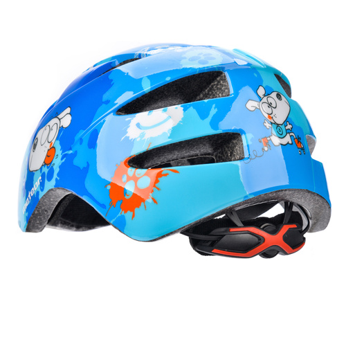Kinderfahrradhelm Meteor PNY11 S 43-48 cm Dogs blau