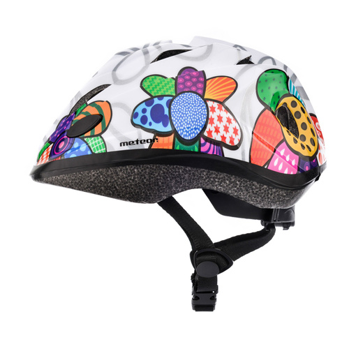 Fahrradhelm Meteor KS07 S 48-52 cm Bunte Blumen