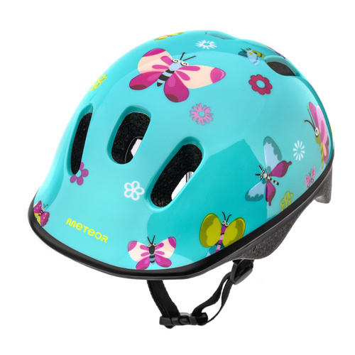 Fahrradhelm Meteor KS06 S 48-52 cm Schmetterlinge