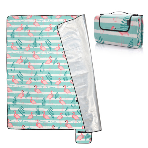 Picknickdecke Meteor 2XL 200x200 cm flamingos
