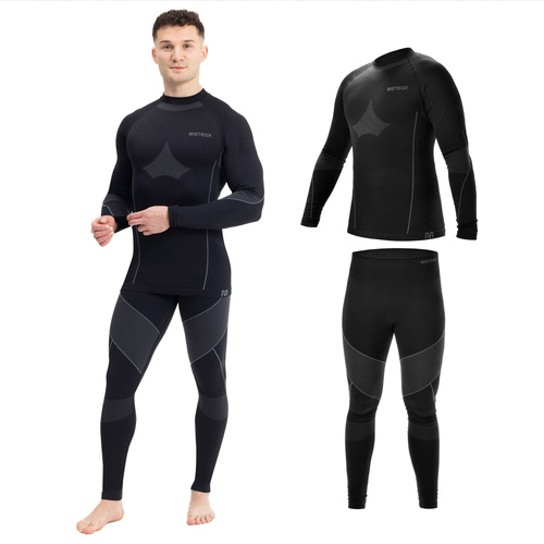 Herren Thermounterwäsche Meteor M/L schwarz