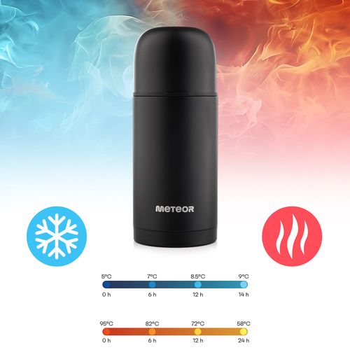 Thermobecher Meteor 750 ml schwarz