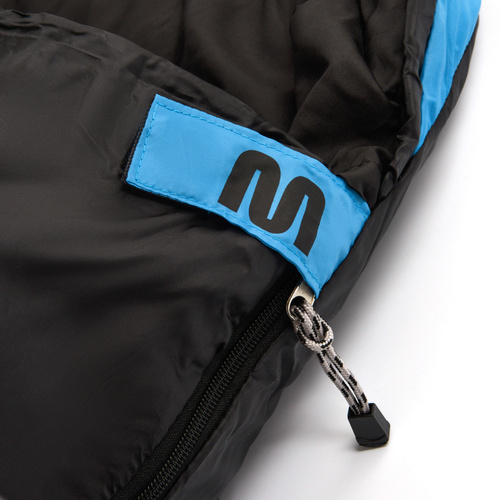 Schlafsack Meteor Samar R blau/schwarz