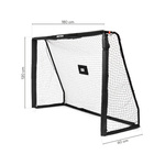 Fußballtor Meteor 180x120x60 cm schwarz