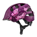 Kinderfahrradhelm Meteor KS08 S 48-52 cm rosa Schmetterlinge