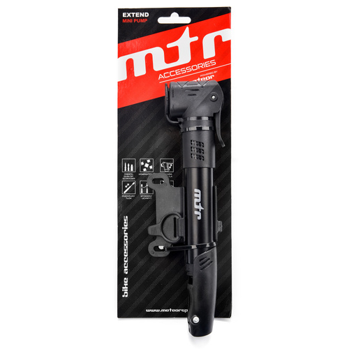 Mini-Fahrradpumpe Meteor Extend