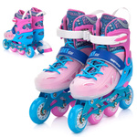 Inlineskates Meteor M 34-37 Loky pink/blau
